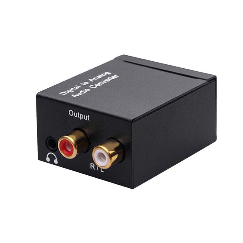 DAC オーディオ コンバーター 光 同軸 デジタル を RCA アナログ 変換 3.5mmジャック 光ケーブル USBケーブル 