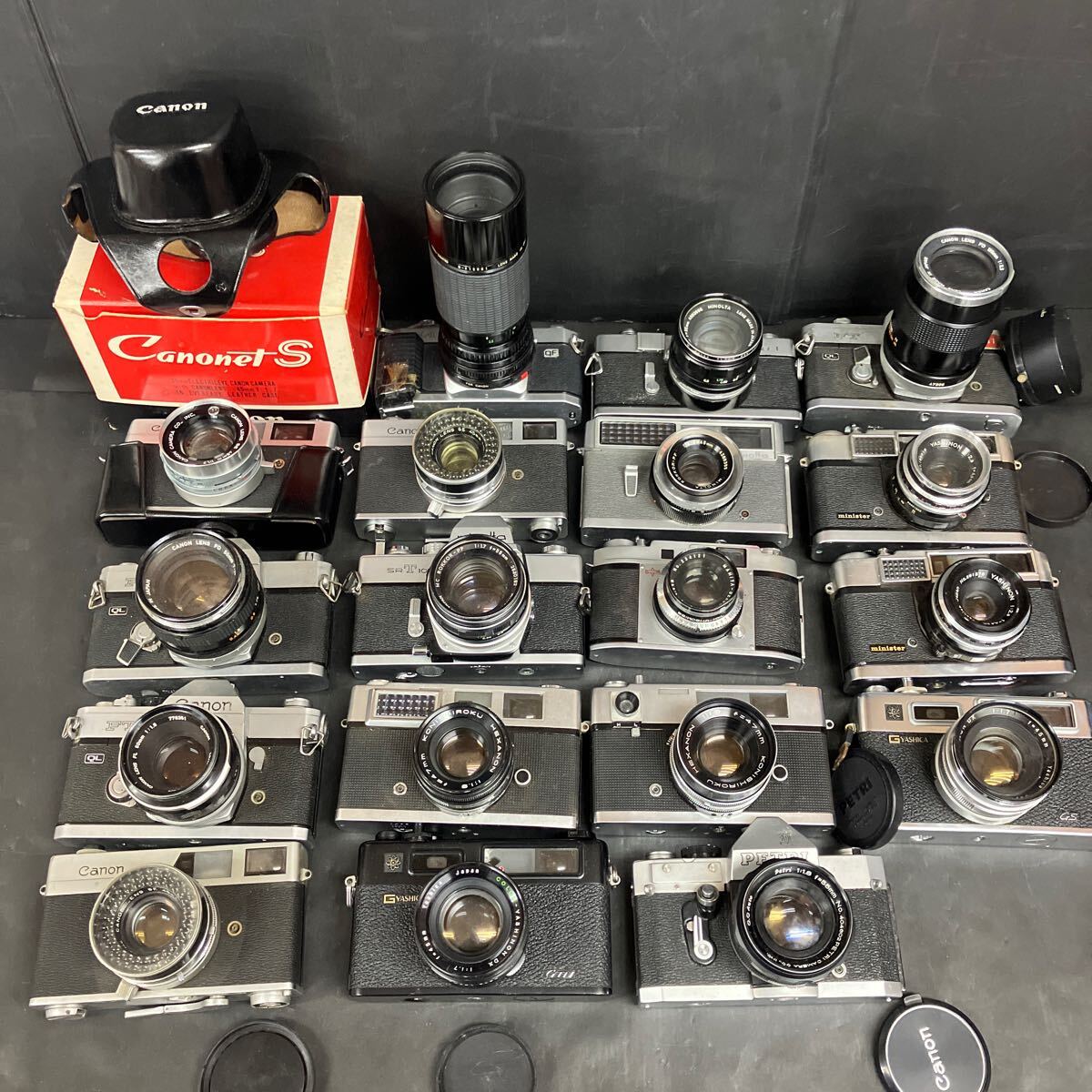 Yahoo!オークション - Z1251 当時物 Canon YASHICA ペトリ Yahoo!オークション - Z1251 当時物 Canon YASHICA ペトリ