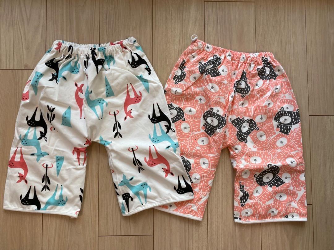 2 pieces set bed‐wetting trousers pants sa Rally na girl man elementary school student waterproof training pants Kids baby [SORONSO] [ Sara Sara material ]