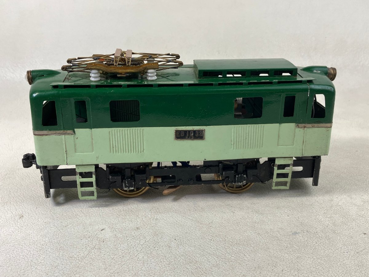 O gauge ka loading? EB10 32 electric locomotive power pack rail feeder set made of metal railroad model electrification only OK Junk marn-ho