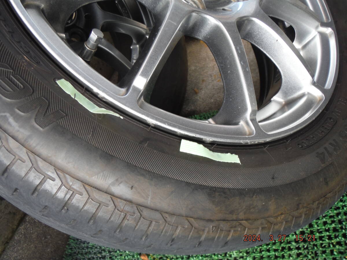 BRIDGESTONE NEXTRY 155/65R14 ラジアルタイヤ＆ホイール 4本セット の画像8