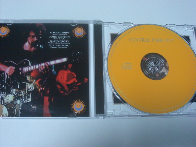 KING CRIMSON ★ CENTRAL PARK 1973 ★ 1973 Live ★【CD+Bonus DVD】_画像3