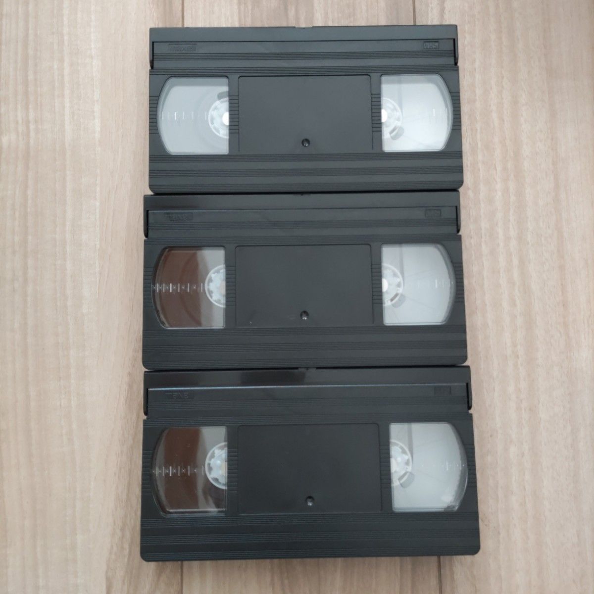 VHSビデオテープ maxell  3本