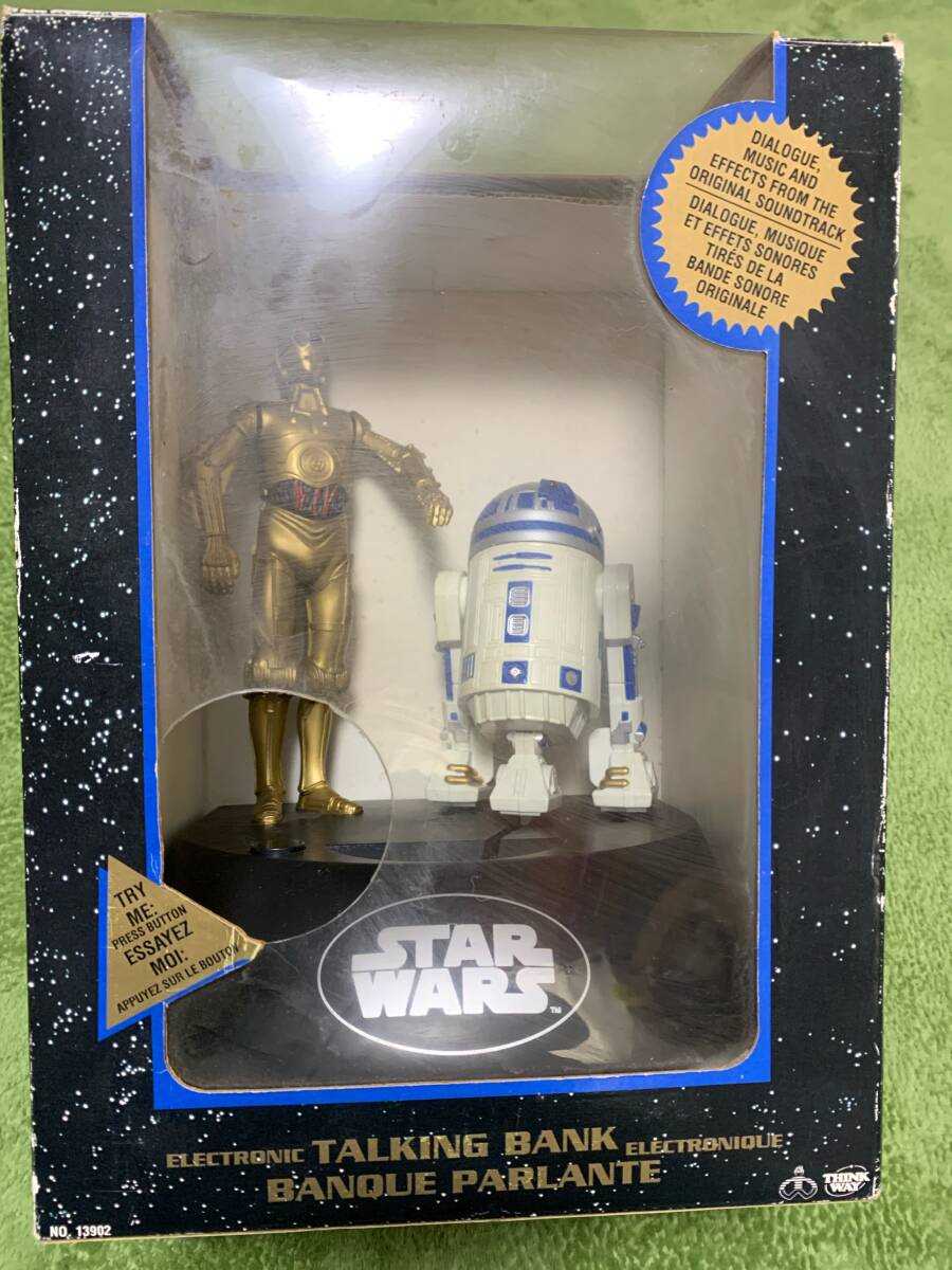 スター・ウォーズ C-3PO & R2-D2 トーキングバンク_画像1