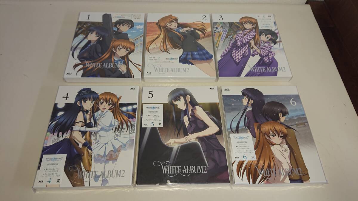 WHITE ALBUM2 初回限定版 Blu-ray 1-6(全6巻) ホワイトアルバム2 ブルーレイ /検:leaf アクアプラス ToHeart 小木曽雪菜 冬馬かずさの画像1