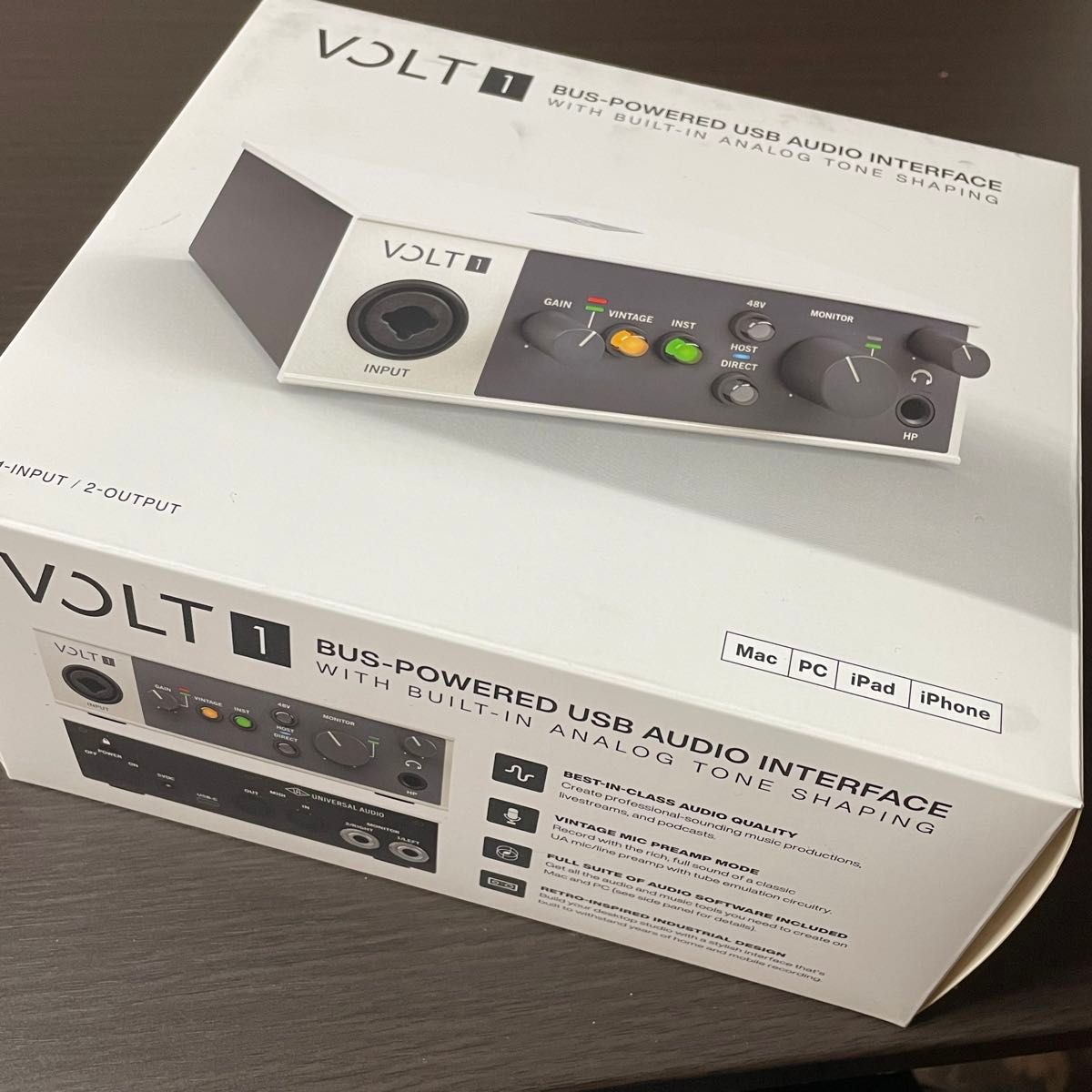 Universal audio VOLT1/ユニバーサルオーディオ オーディオインターフェースボルト1 