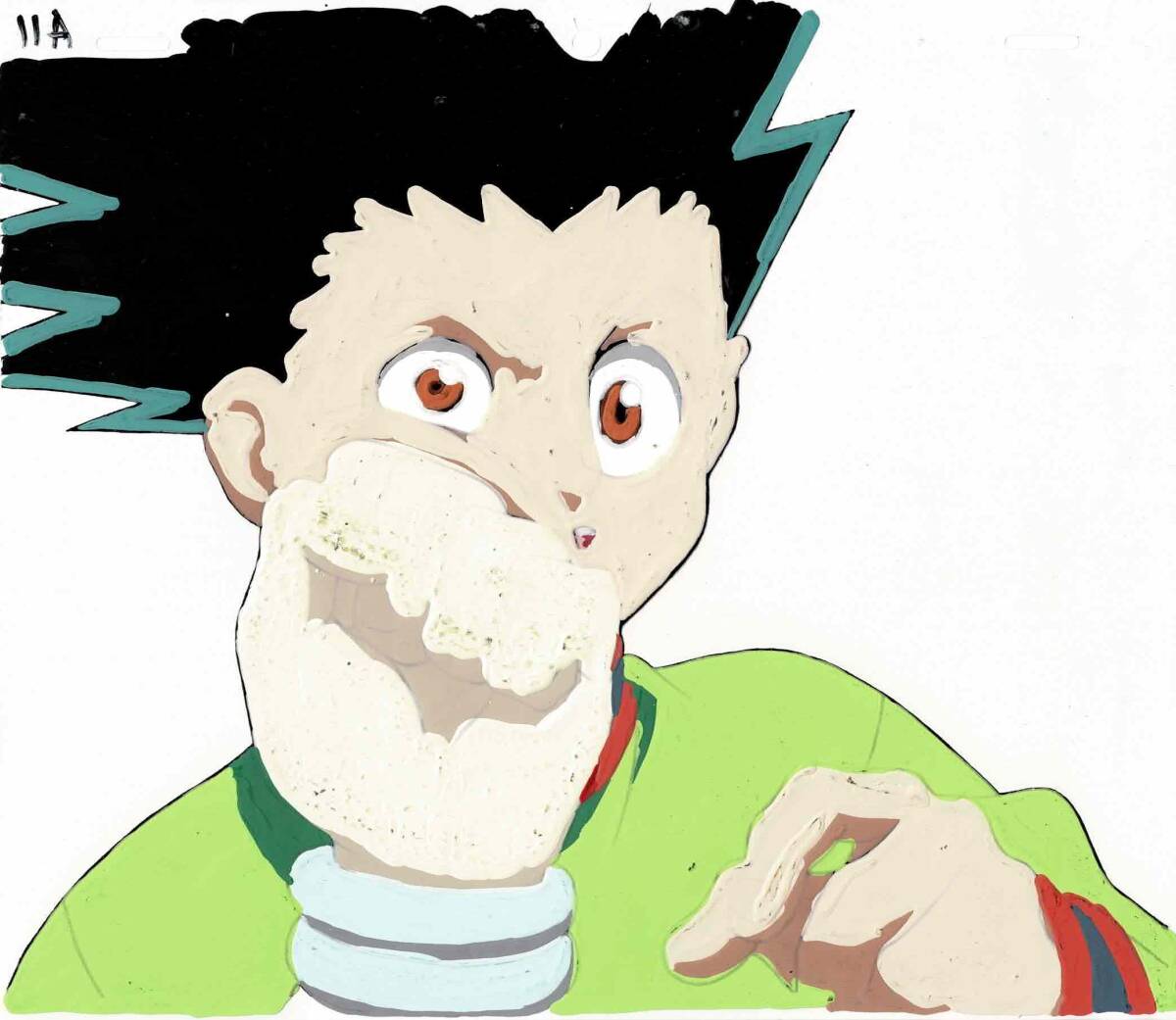 HUNTER×HUNTER ハンターハンター ゴン ヒソカ(手) セル画 背景画 HUNTER×HUNTER ハンターハンター ゴン ヒソカ(手) セル画 背景画