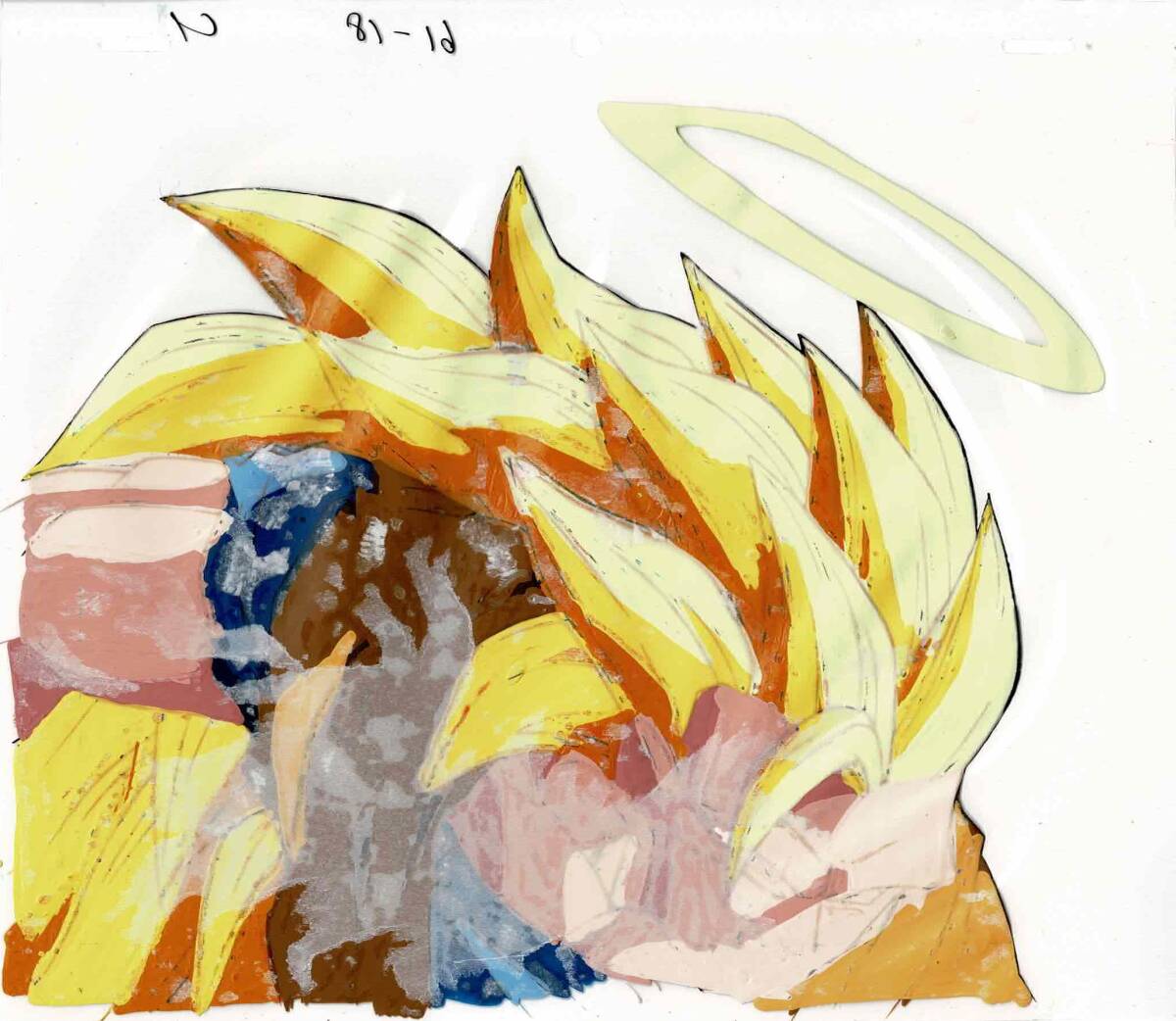 貴重 ドラゴンボールZ 初期のスーパーサイヤ人 孫悟空 原画 その 貴重 ドラゴンボールZ 初期のスーパーサイヤ人 孫悟空 原画 その