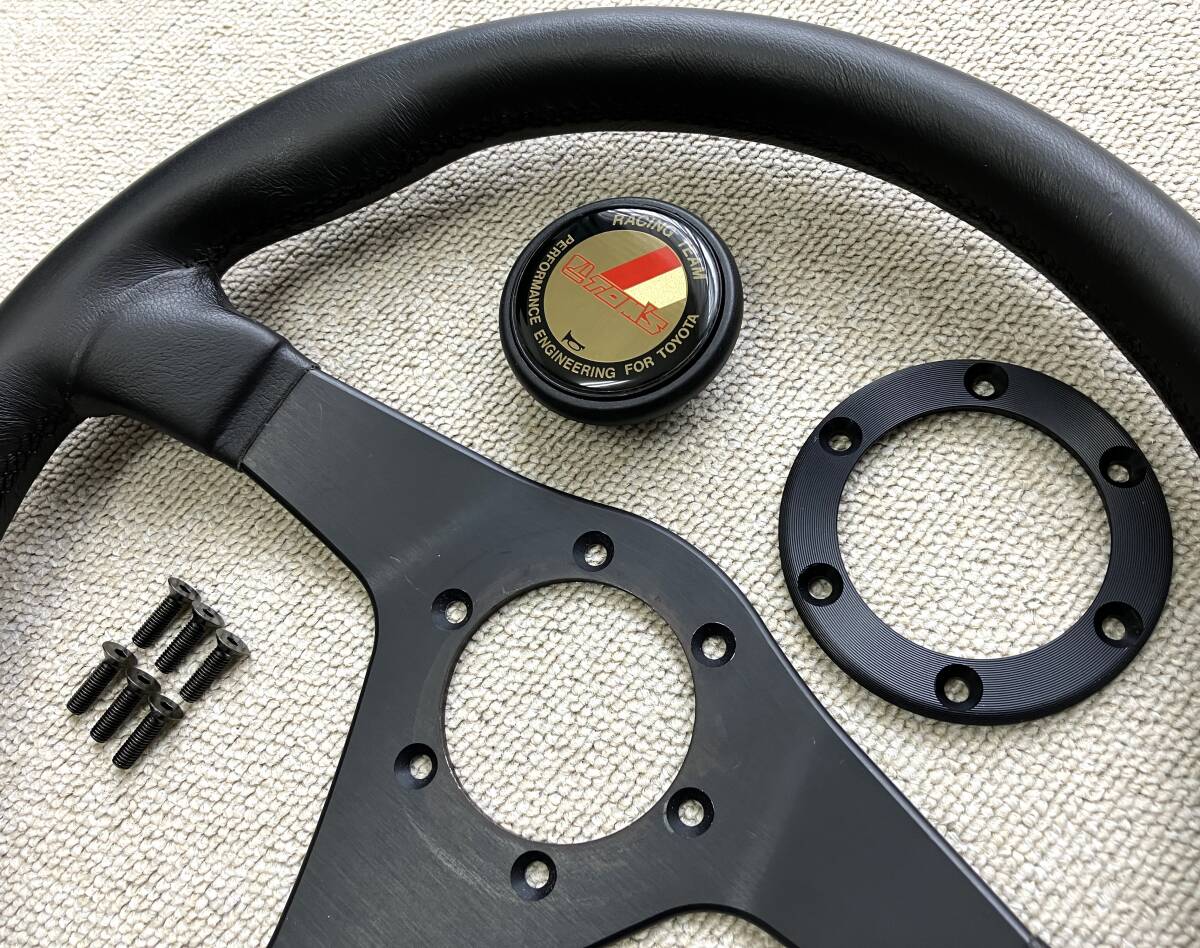 [ super-beauty goods ]NARDI Nardi steering wheel 35cm TOM*S TOM`S horn button / Toyota /TRD/GR/AE86/KP61/ST20/SW20/JZX100/ Corolla /MOMO/ Momo 