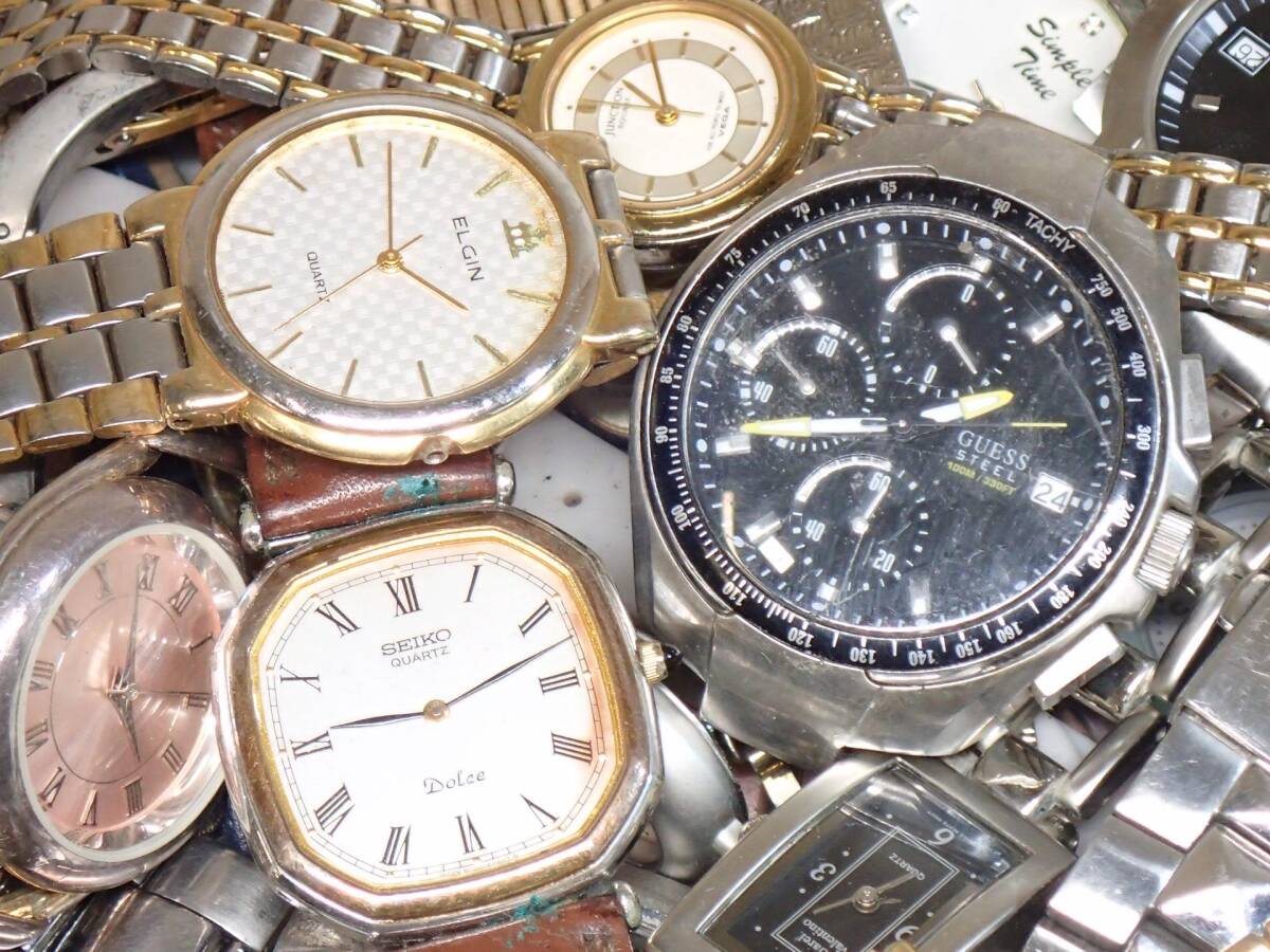 3191[A]■メンズ・レディース腕時計/大量!!まとめ売り■100点以上♪約4.8kg/SEIKO/CITIZEN/CASIO/セイコー・シチズン・カシオ他/ジャンク_画像9