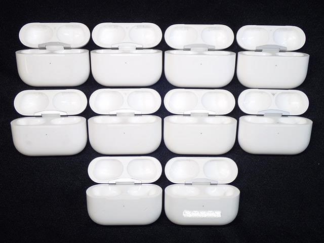 3213[A]通電品♪■正規品■Apple Airpods PRO エアーポッツプロ エアポッツプロ/10点セット/A2190/ケースのみ/ワイヤレスイヤホンケース_画像3