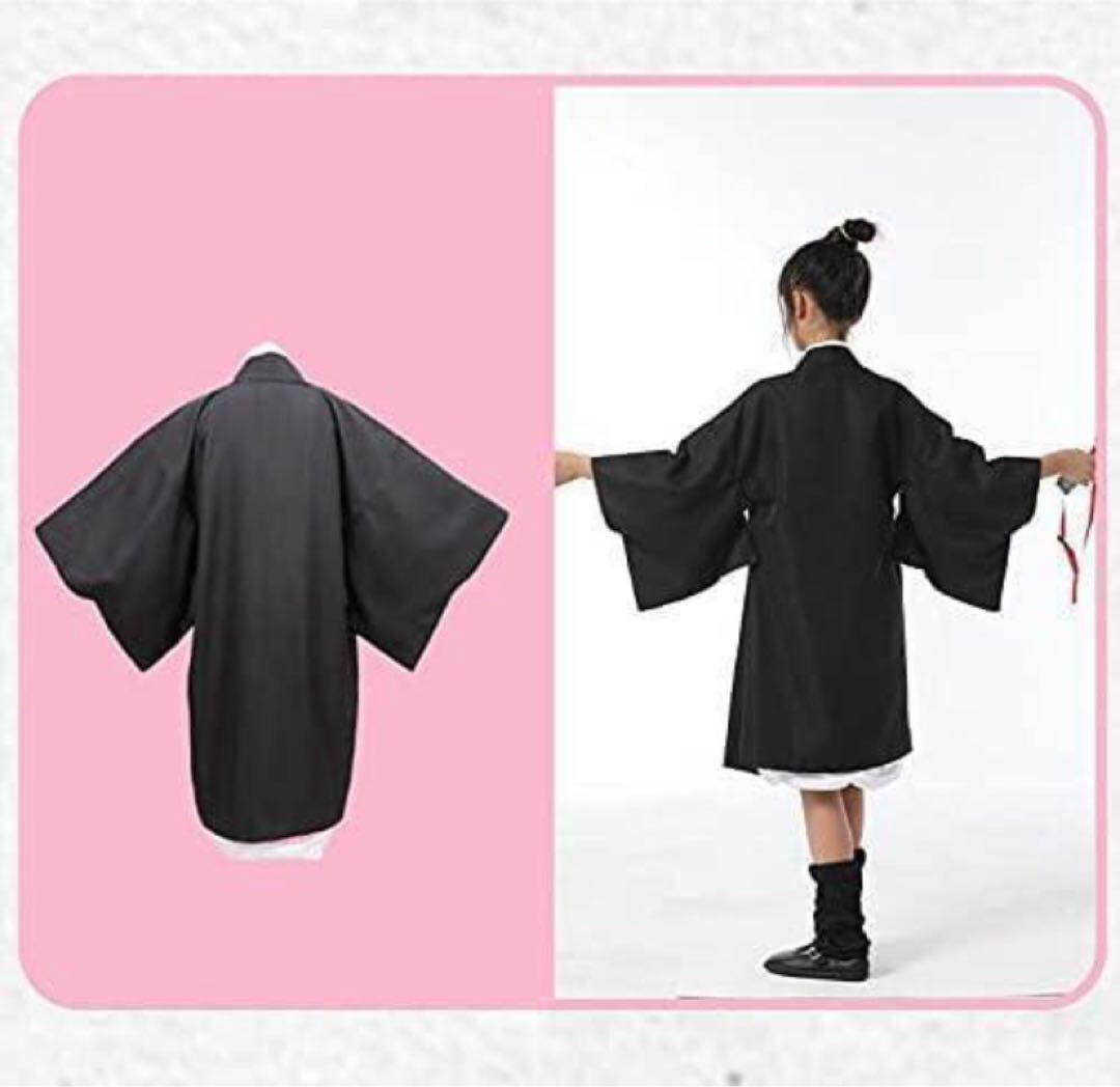 0611ty ー大特価ー 鬼滅の刃 子供服 子供用 竈門 禰豆子 ねづこ 子供コスプレ キッズ kids cosplay 誕生日 コスプレ服 子供用 140サイズ_画像4