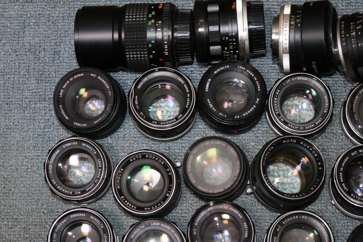 Yahoo!オークション - 訳あり大特価 MINOLTA MF単焦点レンズ大量 Yahoo!オークション - 訳あり大特価 MINOLTA MF単焦点レンズ大量