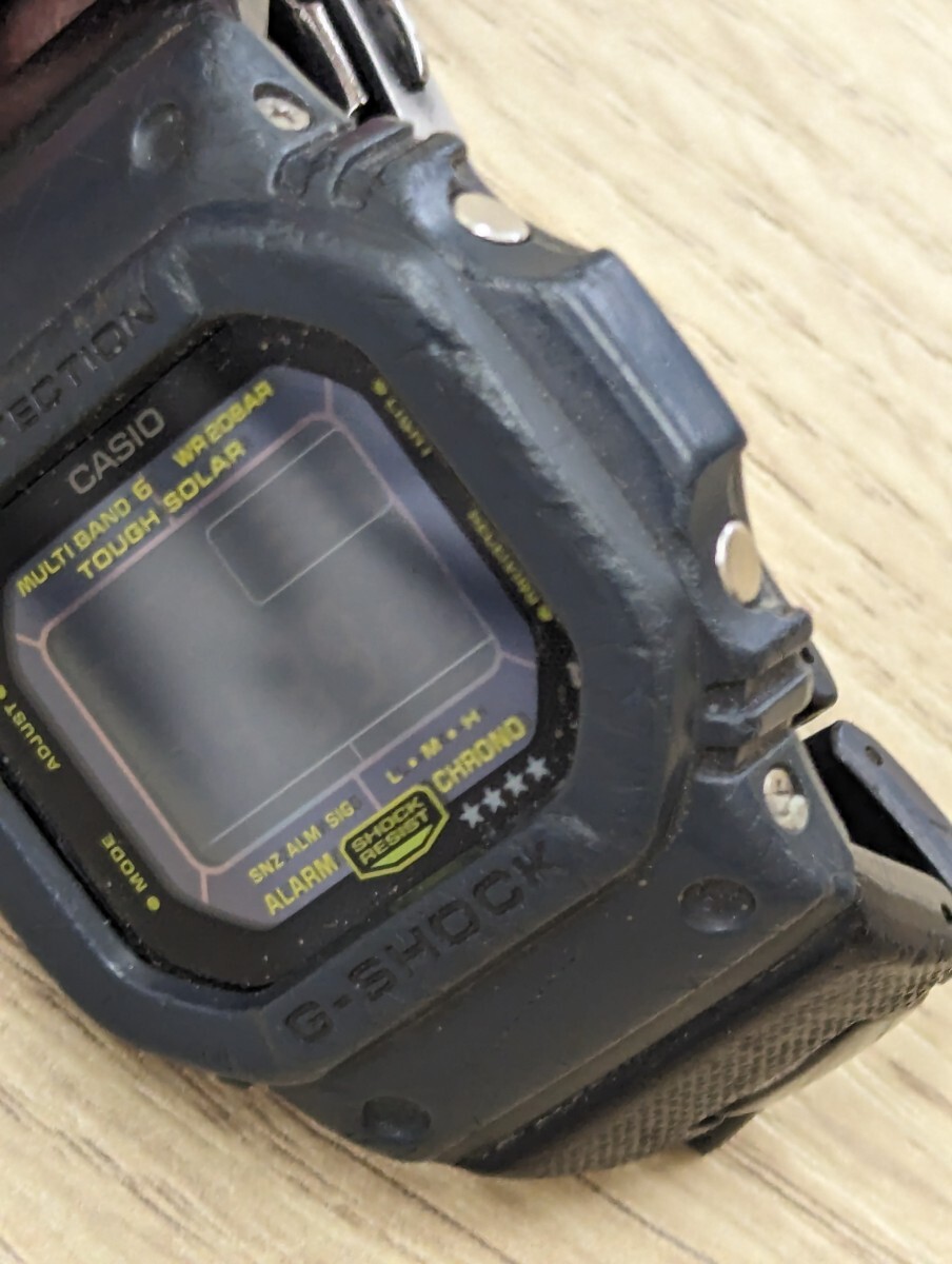 CASIO G-SHOCK GW-M5610NV タフソーラー 電波ソーラー　マルチバンド6 アラーム カシオ 動作確認済み　違うGショックのバンド　1円スタート_画像7