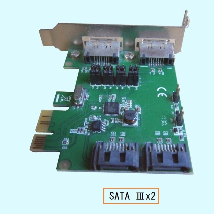 【送料無料】★SATAⅢ 及び eSATA増設ボード★SD-PESA3ES2L/PCI-E★の画像2