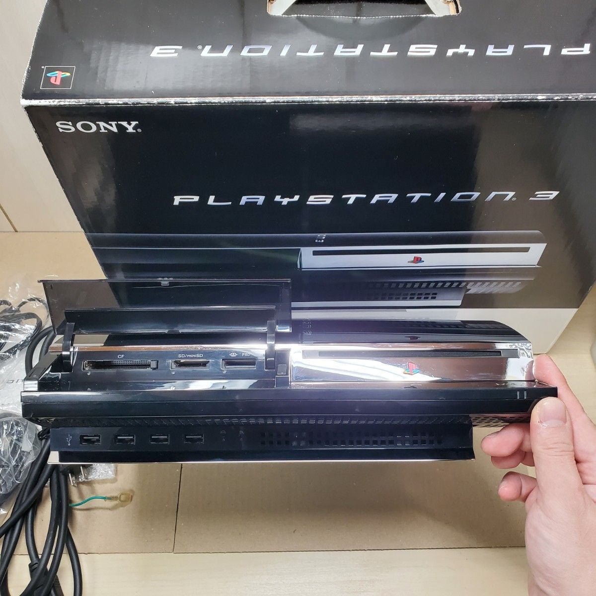 PS3 プレイステーション3 本体 PS1/2/3動作OK 初期型 CECHA00 500GB