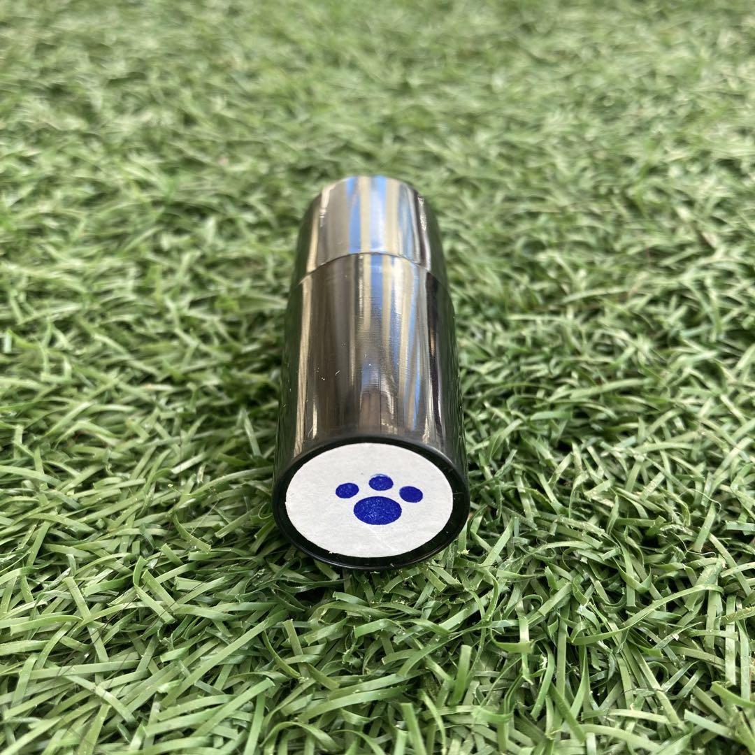 ゴルフボールスタンプ肉球①(青)と補充用インクセット_画像4