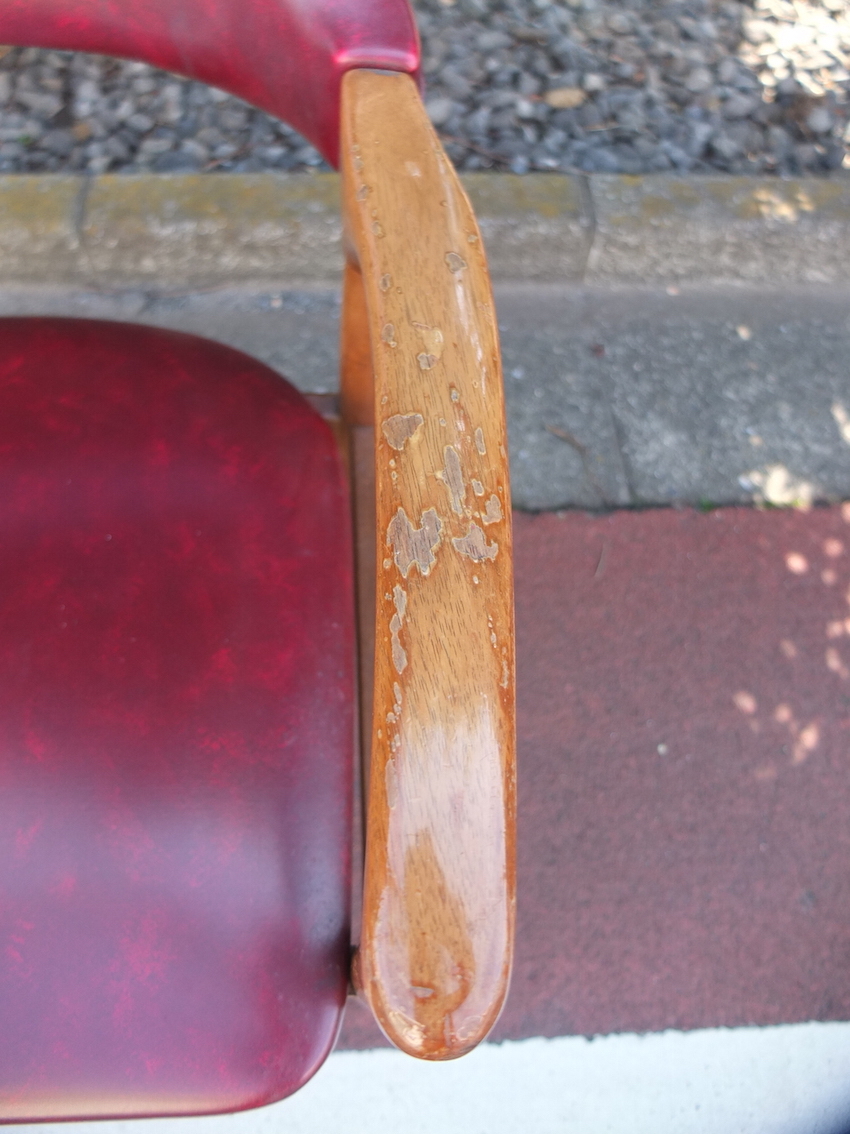 Japan Vintage 辻木工 アームチェア 椅子 木製イス ダイニングチェア TSUJI ジャパンビンテージ モダンファニチャー※直接引き取り可能商品の画像5