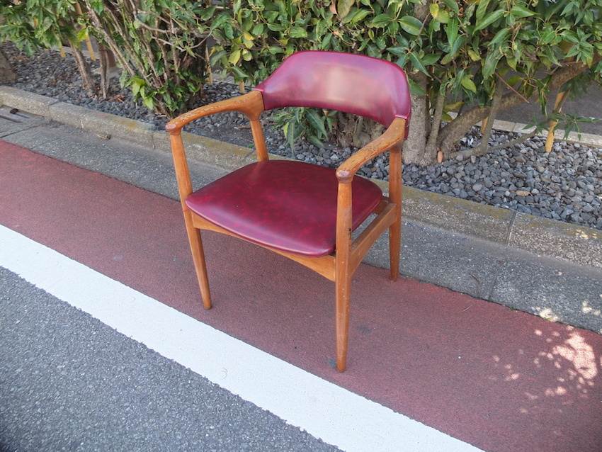 Japan Vintage 辻木工 アームチェア 椅子 木製イス ダイニングチェア TSUJI ジャパンビンテージ モダンファニチャー※直接引き取り可能商品の画像1