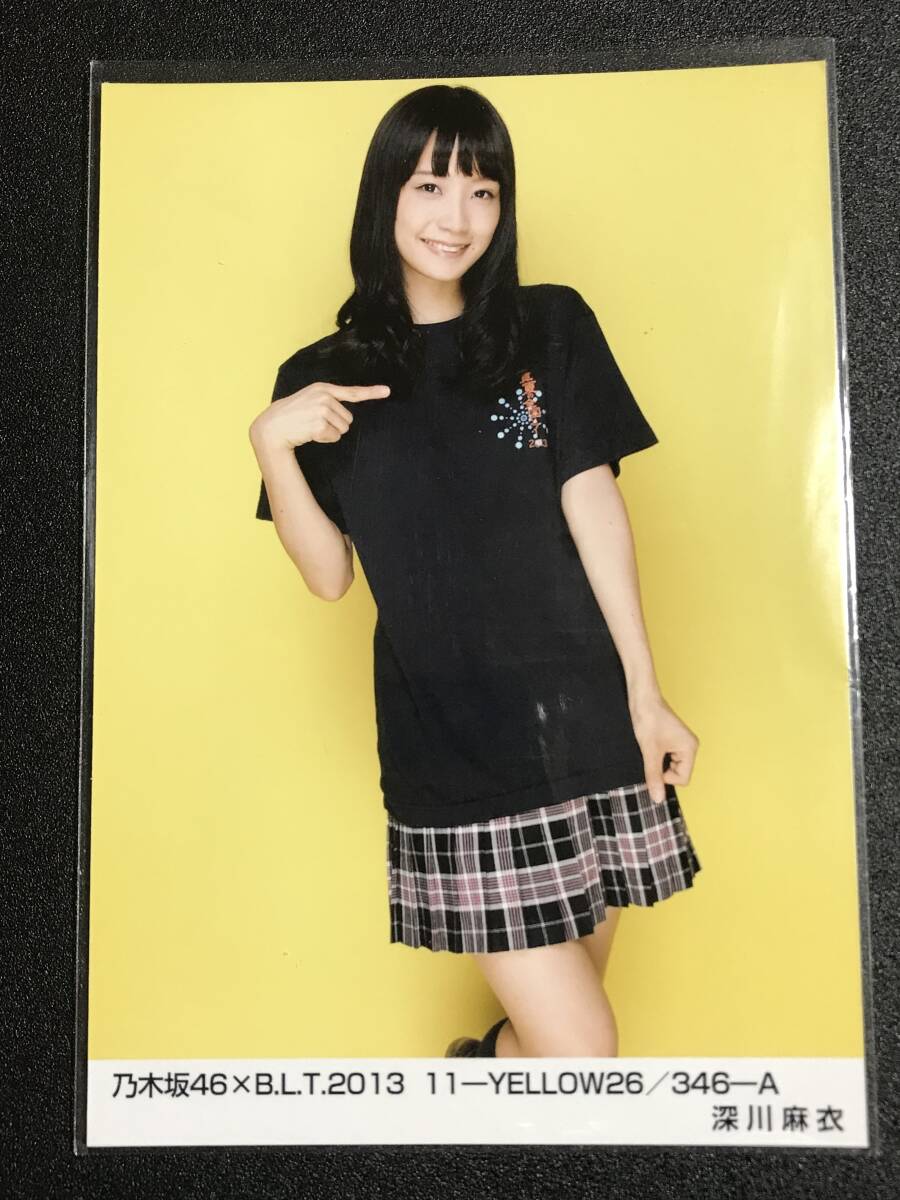 【★他者出品なし】深川麻衣 真夏の全国ツアー2013 ライブTシャツ BLT 2013 11 YELLOW26 コンプ 生写真 乃木坂46_画像3