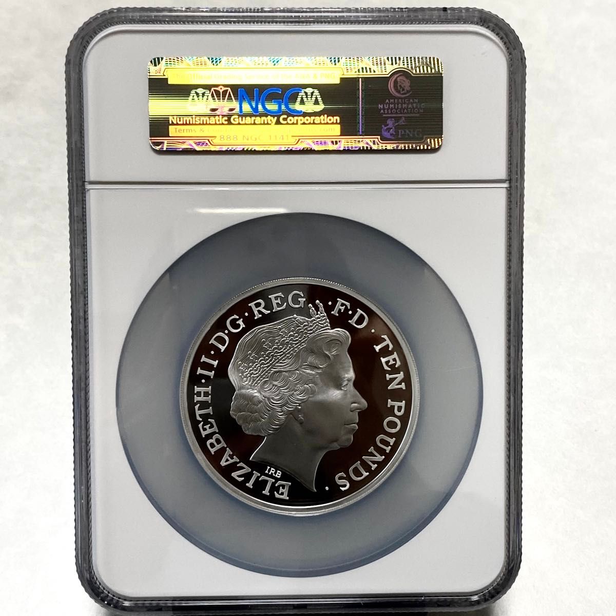 【最高鑑定】2013年 イギリス 初期500枚 銀貨 NGC PF70 UC 10ポンド 銀貨 アンティーク モダン コイン