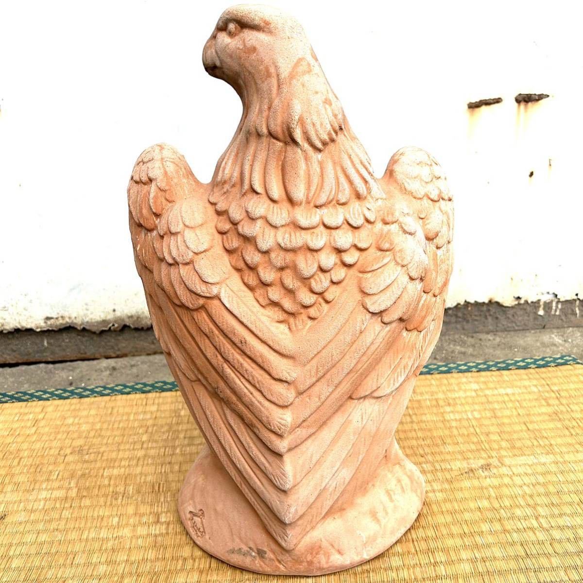 オーナメント 鷹 ガーデニング 園芸 陶器 イタリア製の画像3