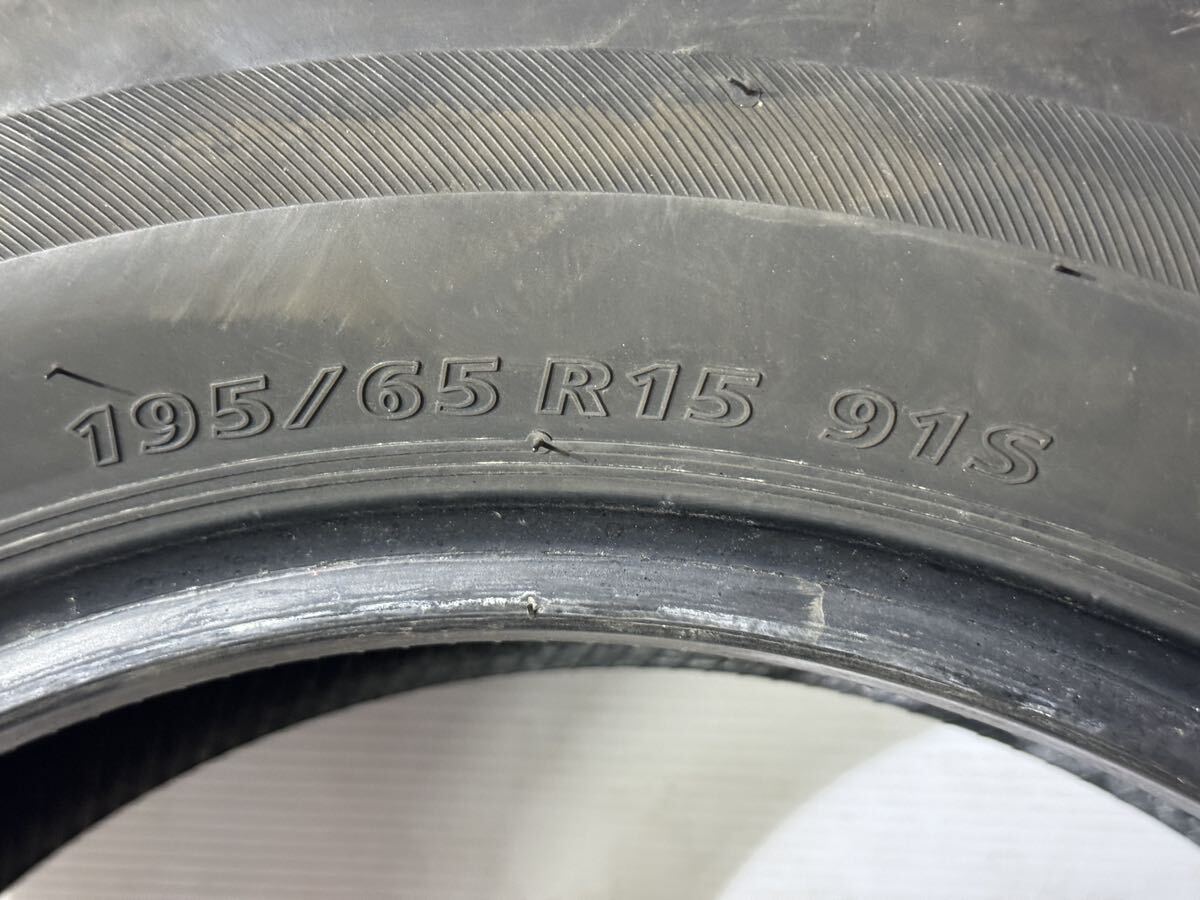 送料無料　A447 2019製　BRIDGESTONE NEXTRY 195/65R15 中古　ノーマルタイヤ　4本セット　7分山　沖縄、離島発送不可_画像7