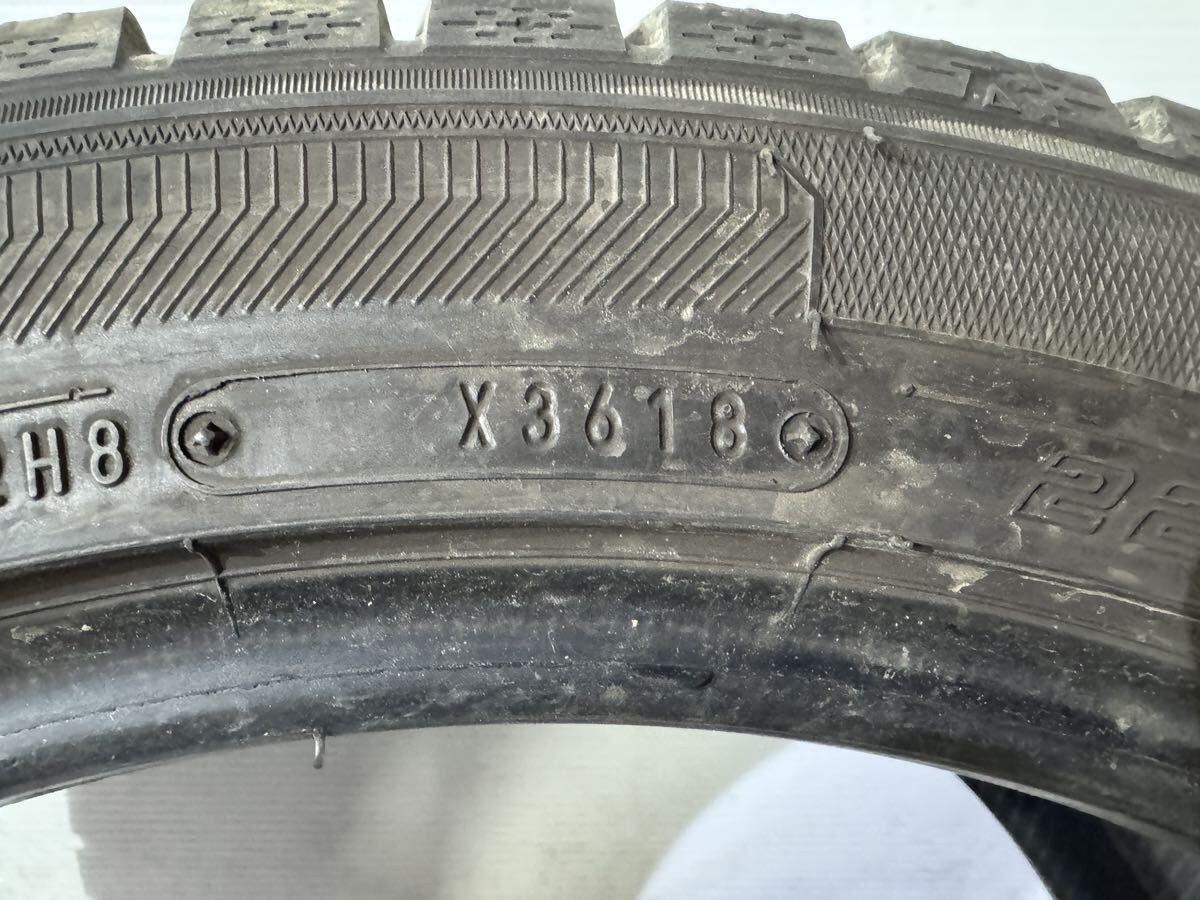 A476 2018製　グッドイヤー　ICENAVI7 225/45R17 スタッドレスタイヤ　 2本　7分山_画像7