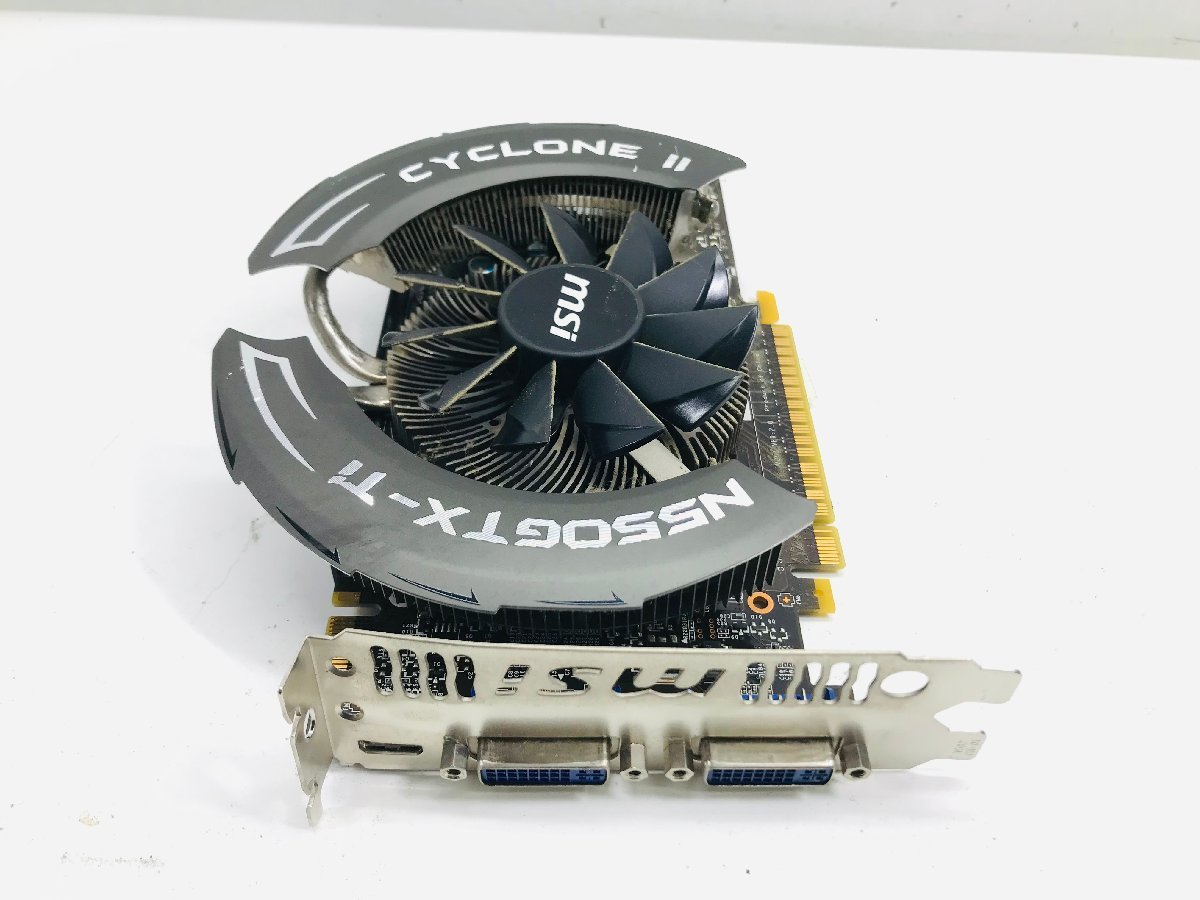 中古動作品　msi N550GTX-Ti Cyclone Ⅱ 1GB_画像1