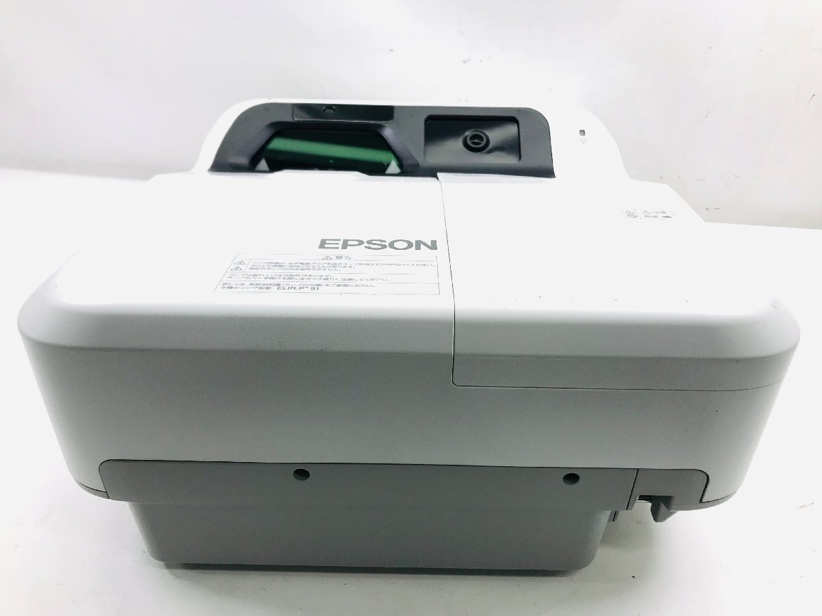 ★中古動作品　超短焦点ビジネスプロジェクター　EPSON EB-685WT　ランプ使用時間2868時間　28時間◆_画像3