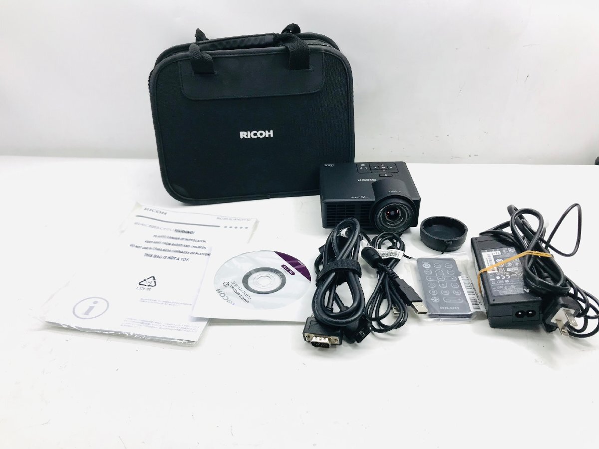 ★中古動作品 美品 RICOH 投影機 超小型 PJ WXC1110 リコー プロジェクターの画像1