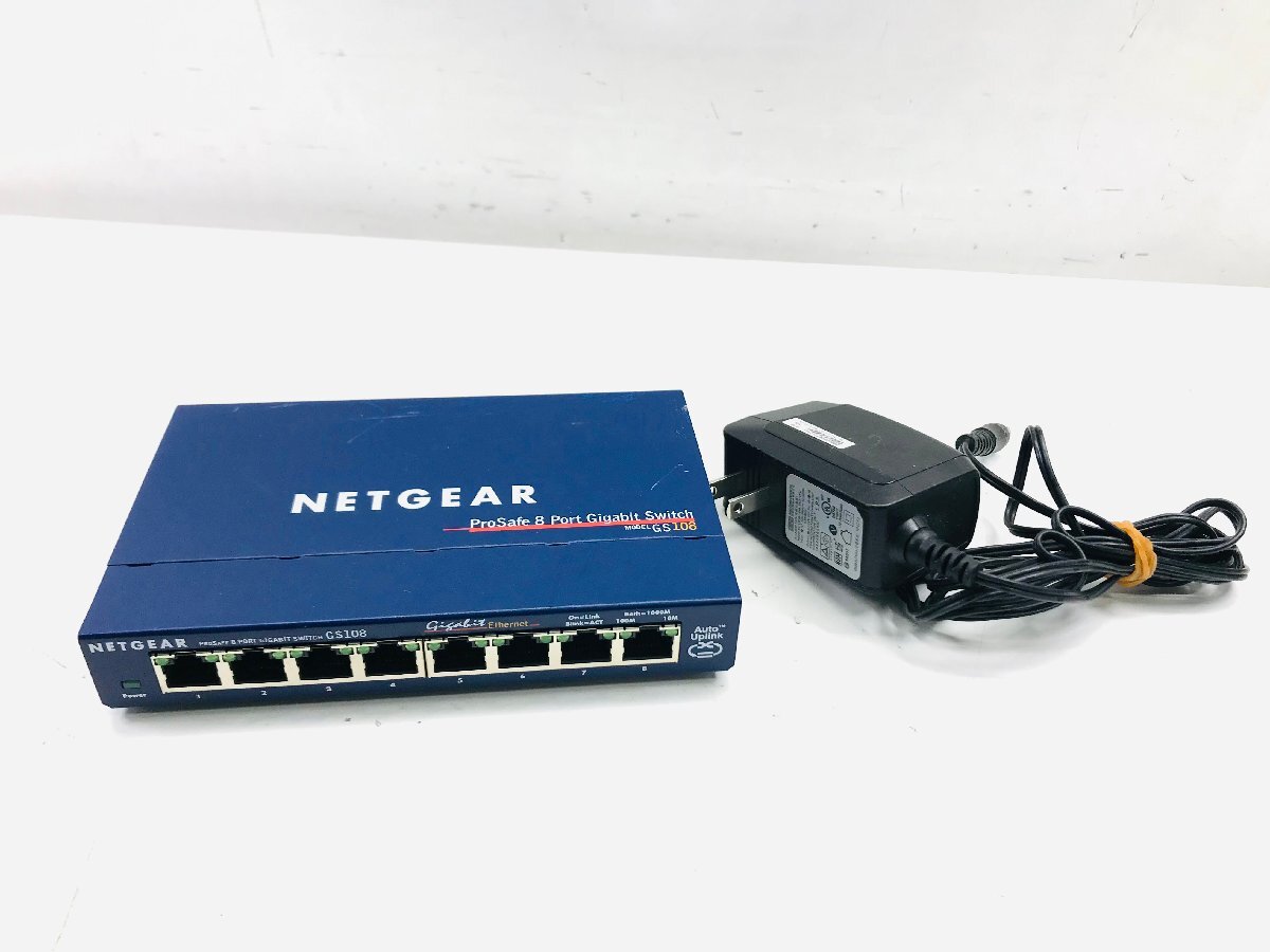 NETGEAR GS108v3 8ポート 10/ 100/ 1000Mbps ギガビットスイッチングハブ_画像1