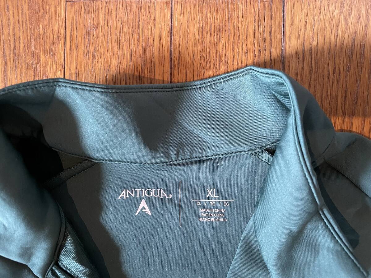 新品 イギリスANTIGUA 首元ZIP ソフトシェル素材 ミドルレイヤー XLサイズの画像3