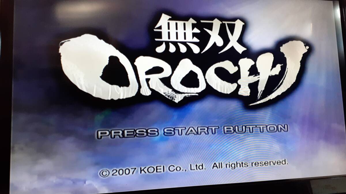 ◎　ＰＳ２　100円均一【無双ＯＲＯＣＨＩ】箱/説明書/動作保証付/2枚までクイックポストで送料185円_このソフトでの動作画面