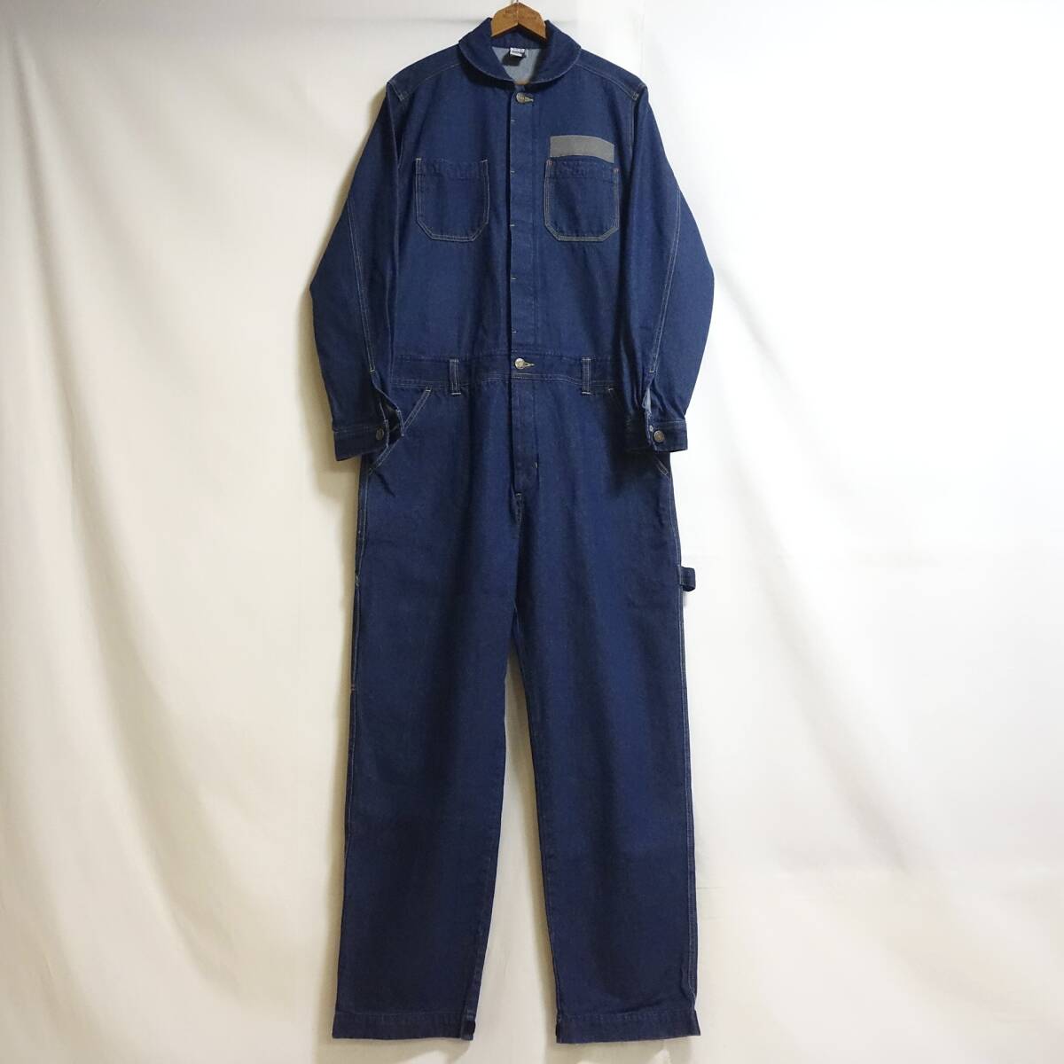 【CHUMS チャムス デニム カバーオール メンズ M】HURRICANE COVERALL CH04-1048 オールインワン つなぎ ジャンプスーツ_画像2