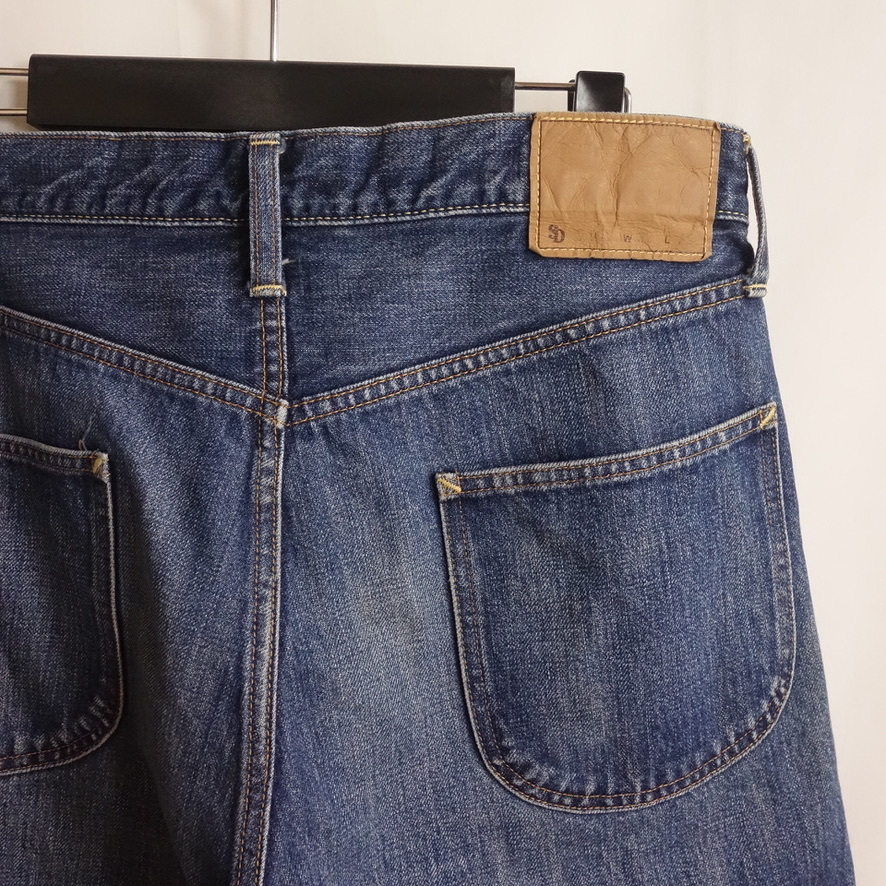 【STANDARD CALIFORNIA スタンダードカリフォルニア デニムパンツ S901 W32】SD 5Pocket Denim Pants インディゴ染め_画像4