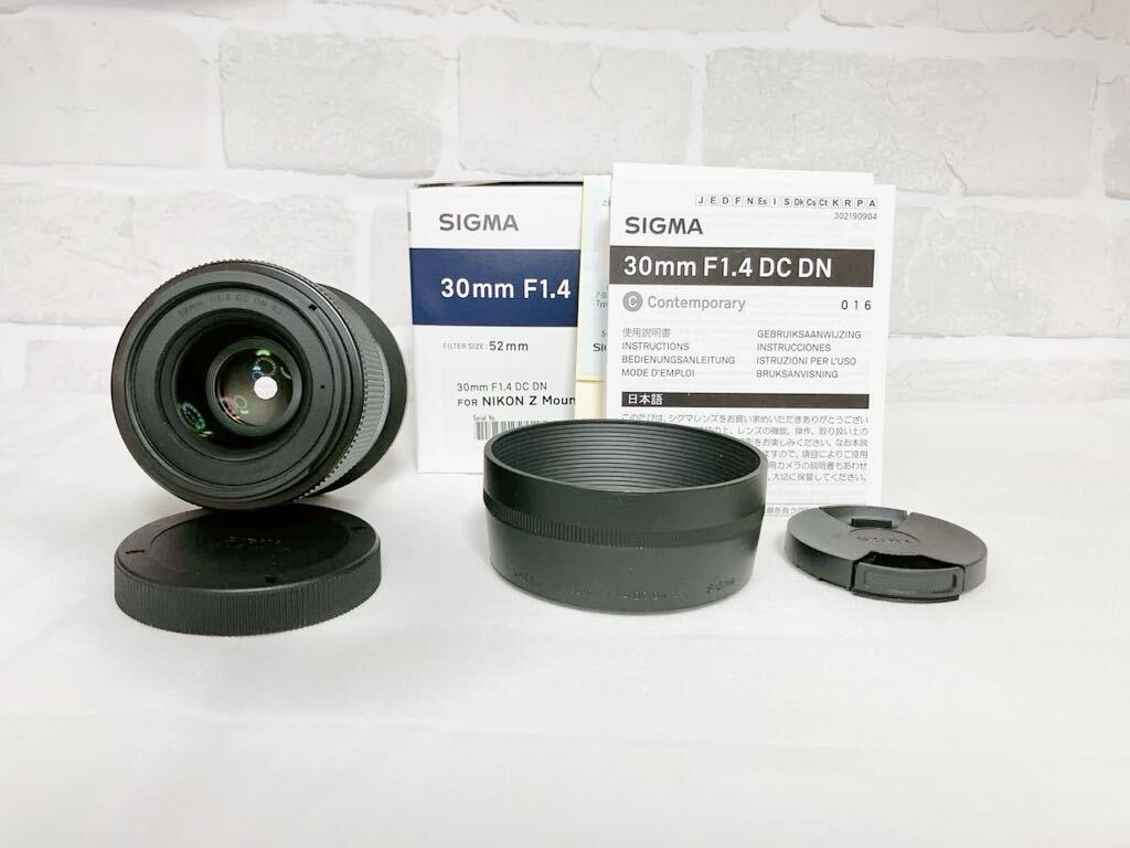 SIGMA シグマ Nikon Zマウント レンズ 30mm F1.4 DC DN 単焦点 標準 APS-C Contemporary ミラーレス 専用_画像1