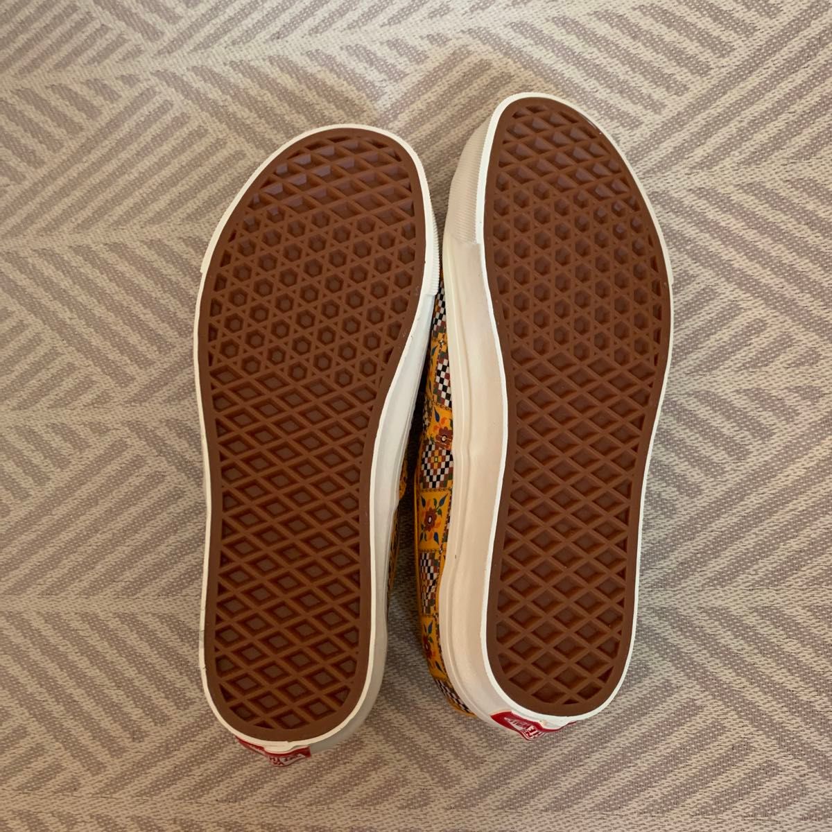 バンズ スニーカー オーセンティック VANS ヴァンズ Authentic 44 Dx アナハイム イエロー 花柄 フラワー