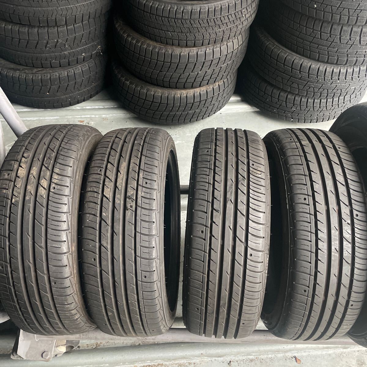 165/50R15 73V ファルケン ジークス ZIEX ZE914 中古夏タイヤ４本セット　2021年製　バリ山　送料無料_画像1