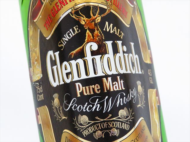 ◆◇[古酒] Glenfiddich グレンフィディック ピュアモルト 750ml 43％ シングルモルト 特級従価表記◇◆の画像3