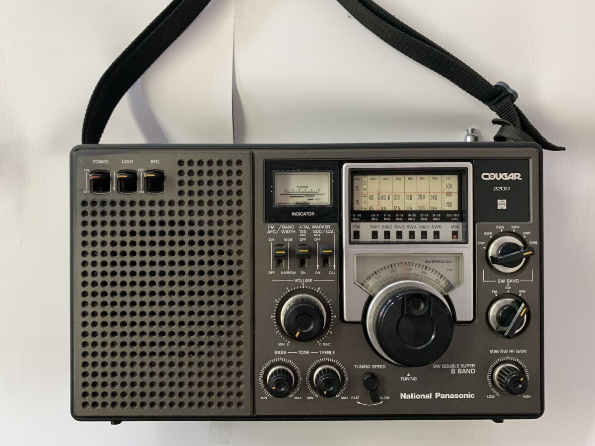 National Panasonic COUGAR RF-2200 ナショナル パナソニック クーガー ラジオ 音声 電波 動作確認済み_画像5