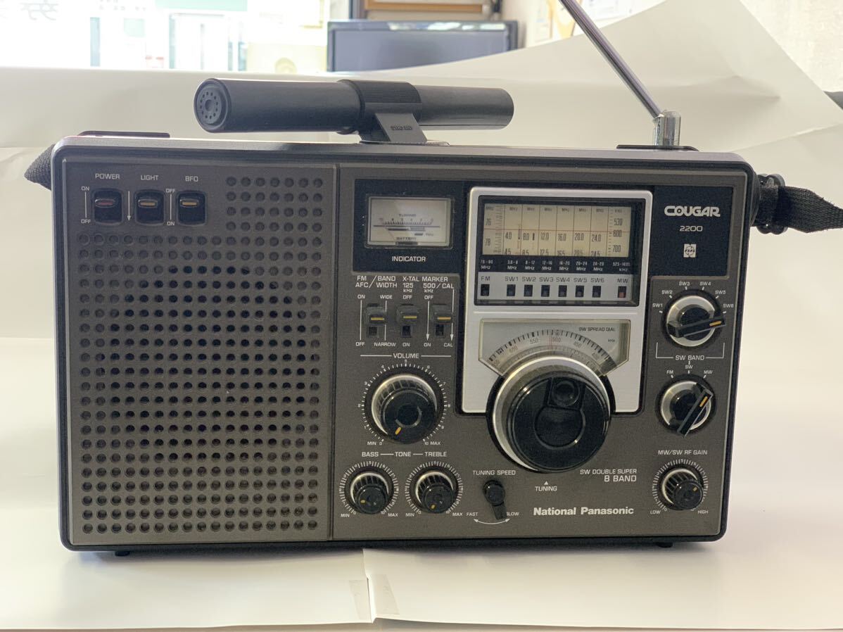 National Panasonic COUGAR RF-2200 ナショナル パナソニック クーガー ラジオ 音声 電波 動作確認済みの画像9