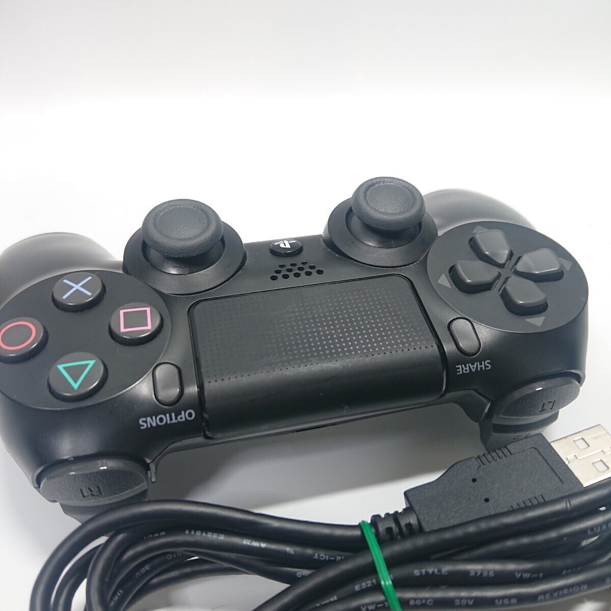 【清掃済み】PS4 純正 コントローラー 後期型 DUALSHOCK4 SONY デュアルショック4 USBケーブル 