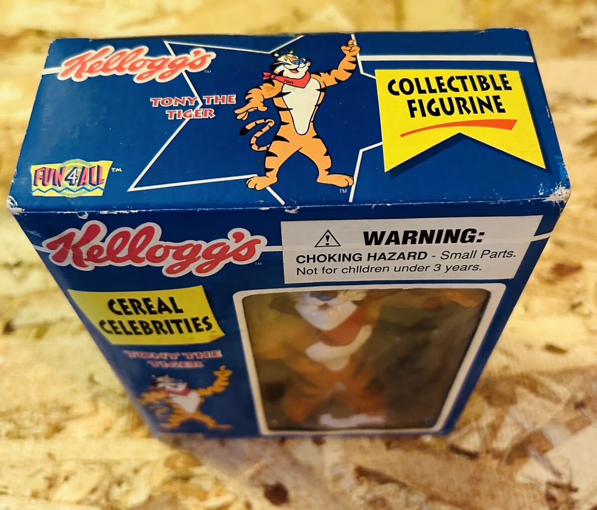 90' vintage KELLOGG'S Cereal Celebrities TONY THE TIGER Collectible Figurine◆ビンテージケロッグトニーザタイガーフィギュア◆レトロ_画像5