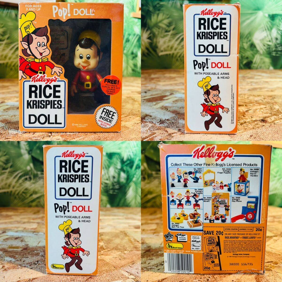 80' vintage Kellogg's RICE KRISPIES DOLL POP! Vinyl Ad Figure◇ビンテージケロッグポップソフビフィギュア◆当時企業アドバタイジング_画像2