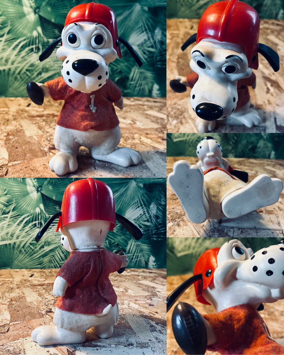 70' vintage ROY DES OF FLA Country Dog◇ビンテージロイデスドッグフィギュア◆貯金箱昭和レトロ◇企業ノベルティ◇アメフト当時◆USA製_画像1