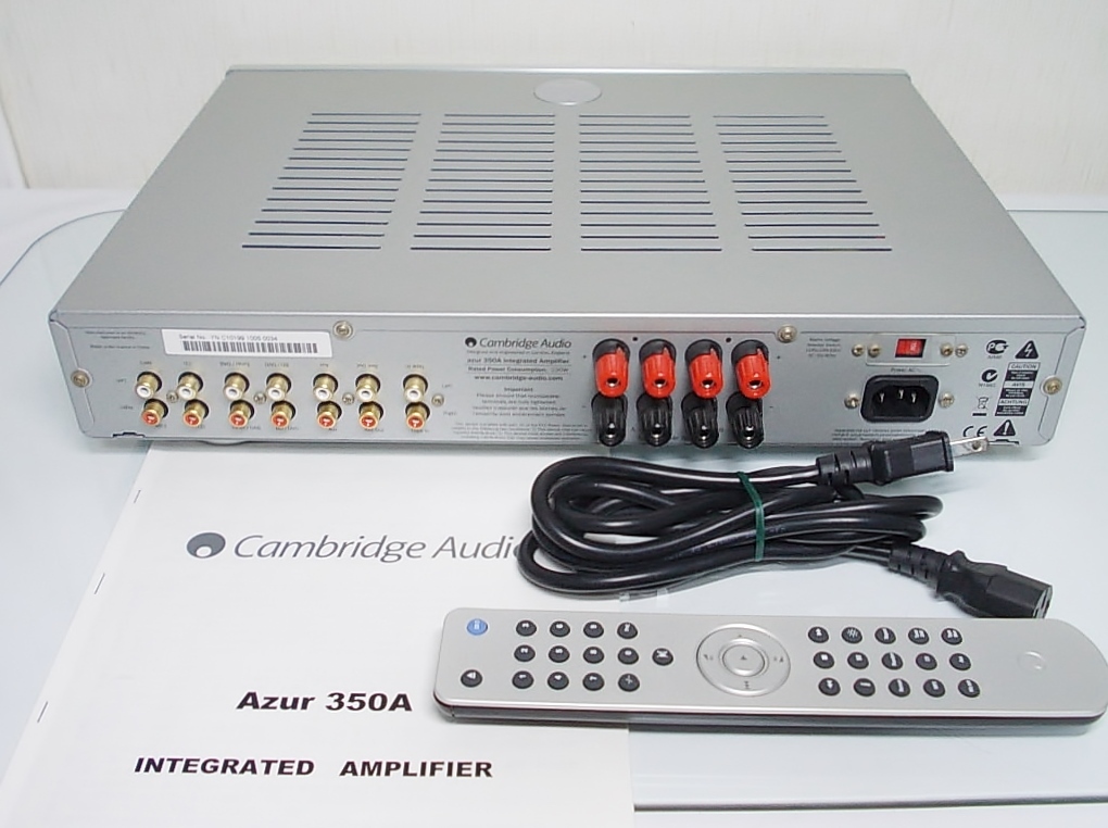 Cambridge Audio　azur 350A　ケンブリッジオーディオ　プリメインアンプ　_画像6