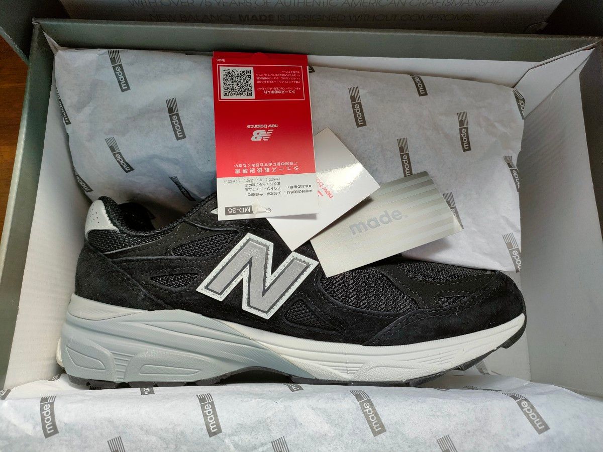 ①Made in USA【新品未使用】New Balance 990V3 "Black"25.5cm M990BS3