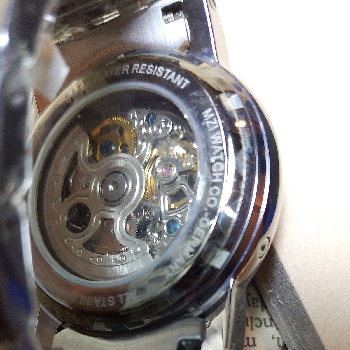 スケルトン 自動巻き 腕時計