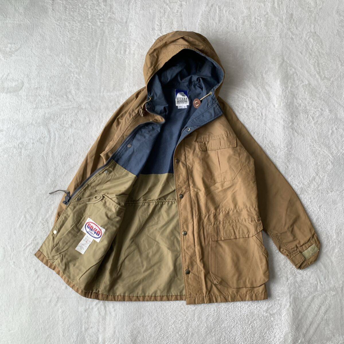 [ rare ]90s USA made SIERRA DESIGNS Sierra Design mountain parka rokyon60/40 large . sport three tree 